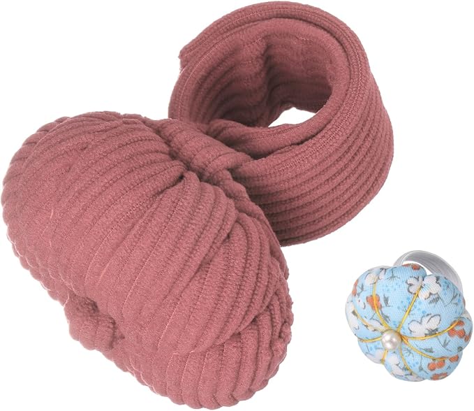 HARFINGTON Wrist Pin Cushions, Sewing Needle Pin Cushion Adjustable Strap - Image 3