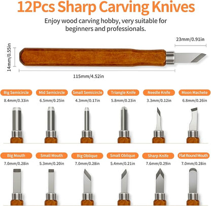 Wood Carving Tools Kit - Image 2