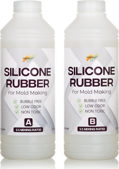 Silicone Rubber Kit 18A for DIY Mold Making – Super Elastic, Translucent - Image 2