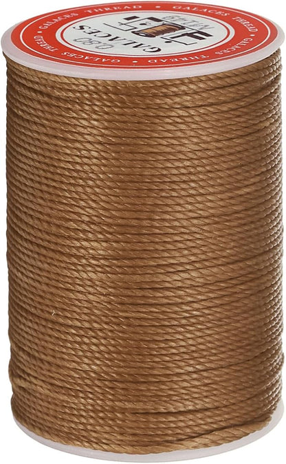 uxcell Round Leather Sewing Waxed Thread, 55m / 60 Yards Wax Polyester String by uxcell