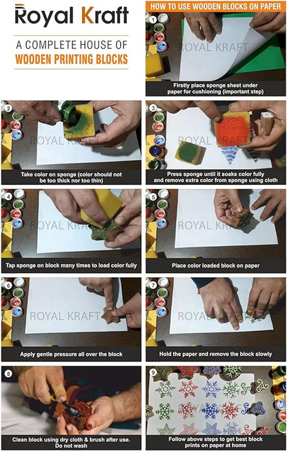 Pottery Printing Blocks Rural Border Shape Wood Stamps Htag2158 - Image 6