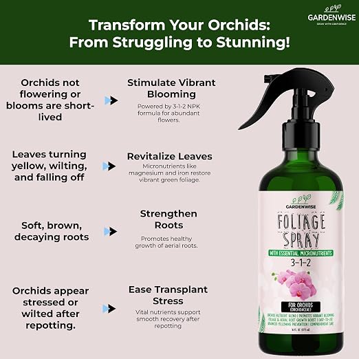Premium Orchid Plant Food Mist – Orchid Fertilizer Spray – Orchid Food - Image 2