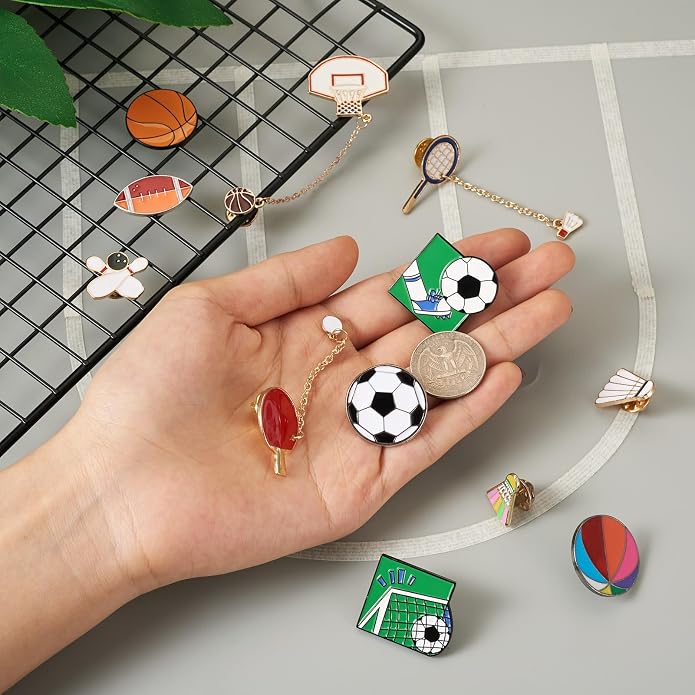 Mixed Enamel Pins for Backpacks, Beadthoven Cute Enamel Brooch Pins Set - Image 6