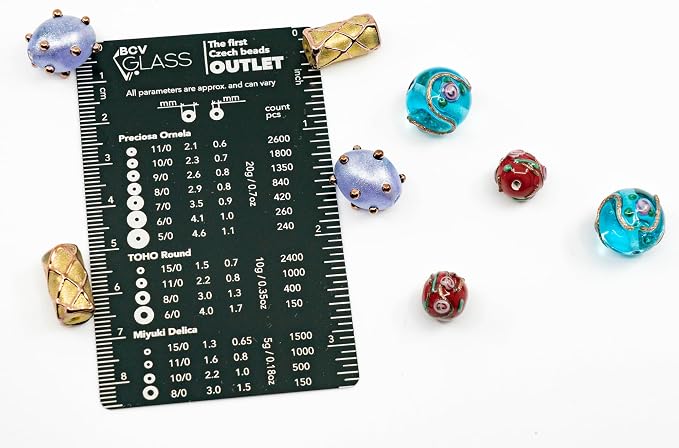 8 pcs Mix of Bohemia Lampwork Czech Glass Beads - Image 2
