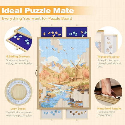 1500 Pcs Adjustable Jigsaw Puzzle Board - Image 6