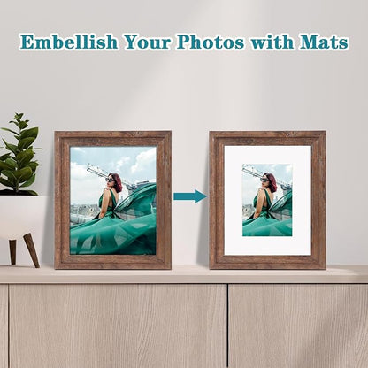 ZBEIVAN 8x10 White Picture Mats - Image 5