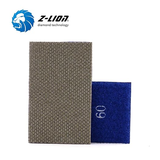 Z-Lion Diamond Abrasive Paper Sheets 60 Grit Diamond Sandpaper Nylon Back - Image 5