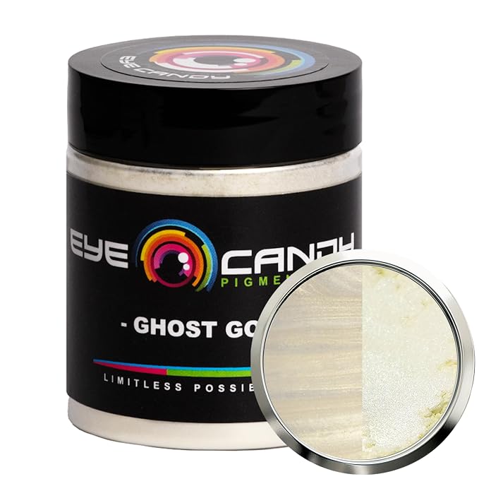 Eye Candy Premium Mica Powder Pigment “Ghost Gold” Multipurpose DIY Arts and by EyeCandyPigments