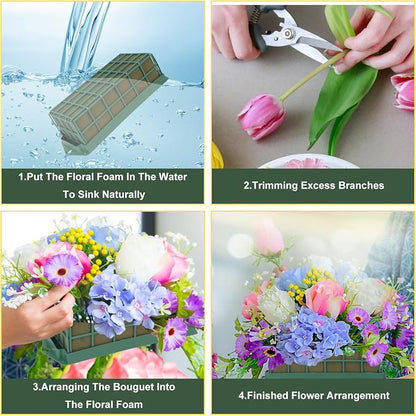 6 Pack Floral Foam Cage, Premium Floral Cage Foam Box - Image 3