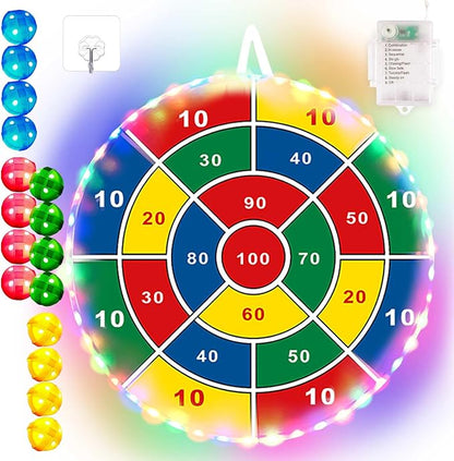 Kids Dart Board Game Set-29 inchs, Board Games by InfiOne