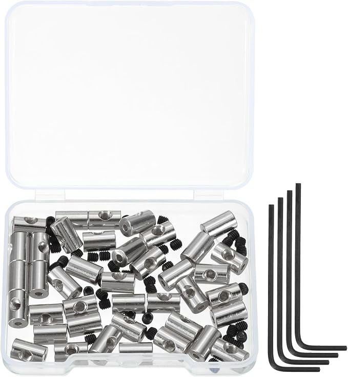 MECCANIXITY 40 Pcs Metal Locking Pin Backs, Locking Pin Keepers Clasp 9mm by MECCANIXITY