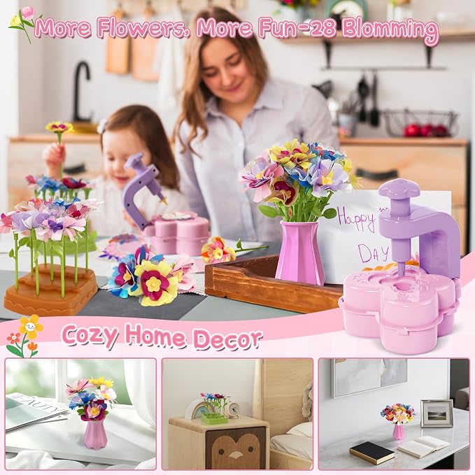 JUMP PASS BY DIY Fabric Flower Bouquets Toys - Image 3