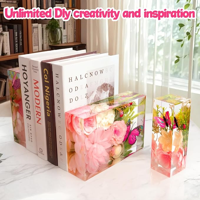 Large Resin Molds Silicone 6PCS Rectangular Cube Silicone Molds - Image 6