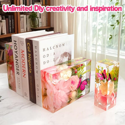 Large Resin Molds Silicone 6PCS Rectangular Cube Silicone Molds - Image 6