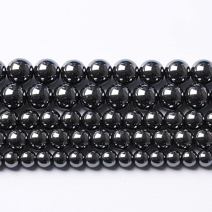 36pcs 12mm AAA Black Hematite Beads Crystal Energy Stone Healing Power Natural by NaturalStoneBeads