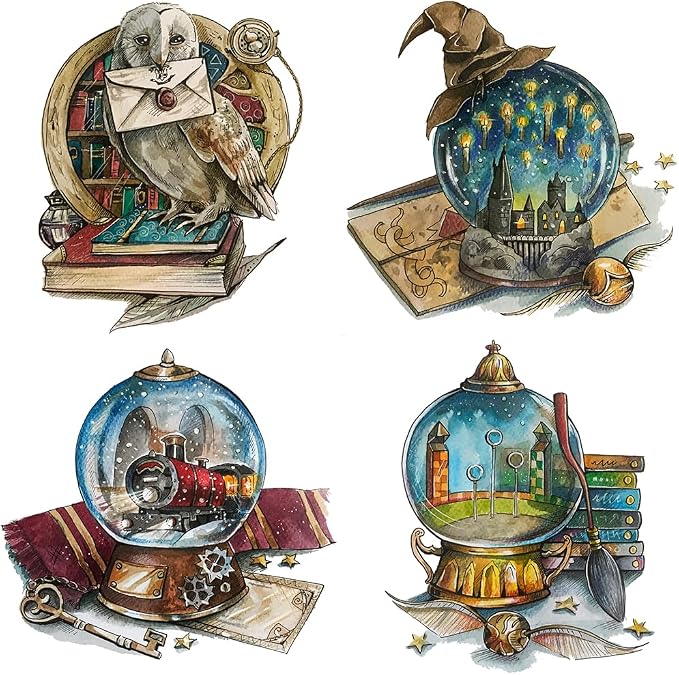 ZuoAnLF 4 Packs Stamped Cross Stitch Kits by ZuoAnLF