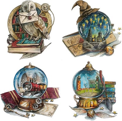 ZuoAnLF 4 Packs Stamped Cross Stitch Kits by ZuoAnLF