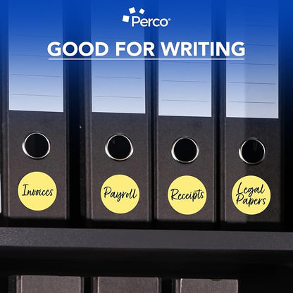 Perco Gold 3-Inch Round Circle Dot Sticker Labels - Image 6