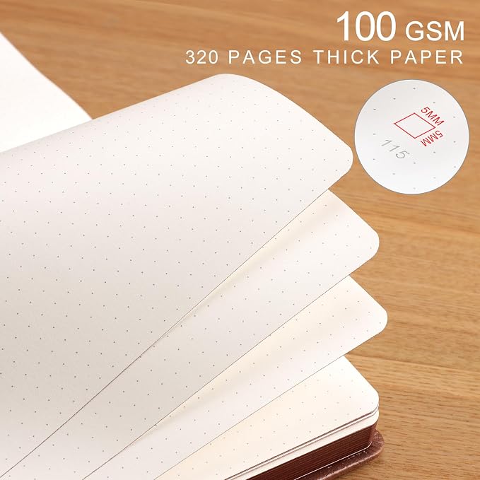 AHGXG Thick Journal Dotted Notebook - Image 7
