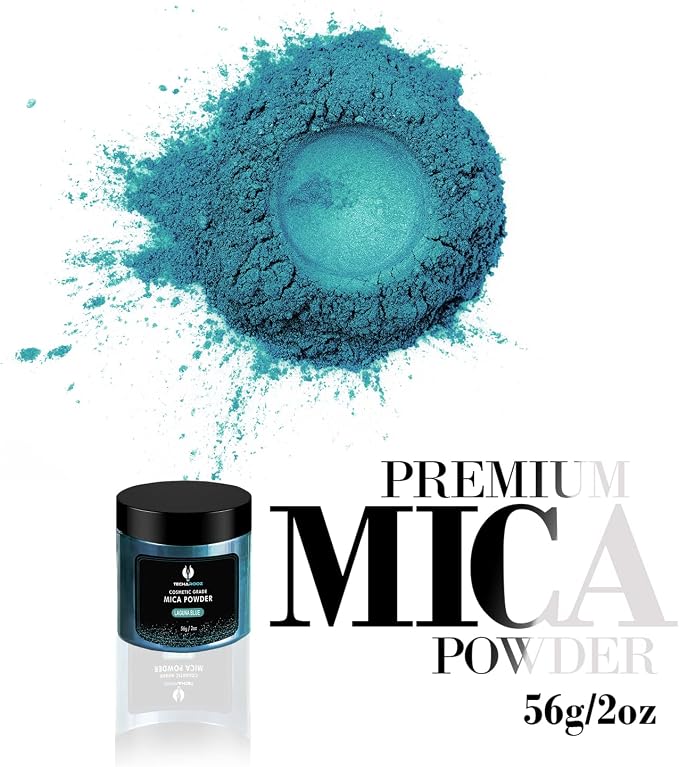 Laguna Blue Mica Powder for Epoxy Resin 56g / 2oz. Jar - Image 2