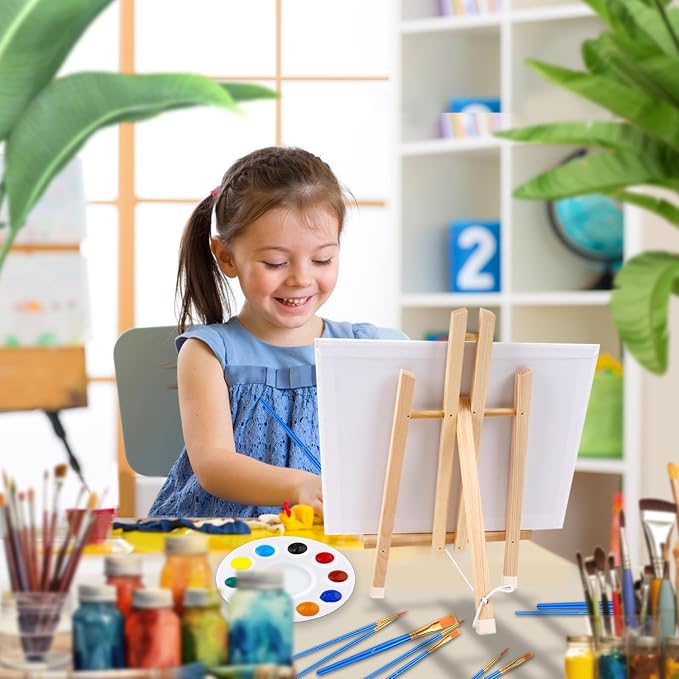 3 Pack 15 Inch Wood Easels, Easel Stand - Image 6