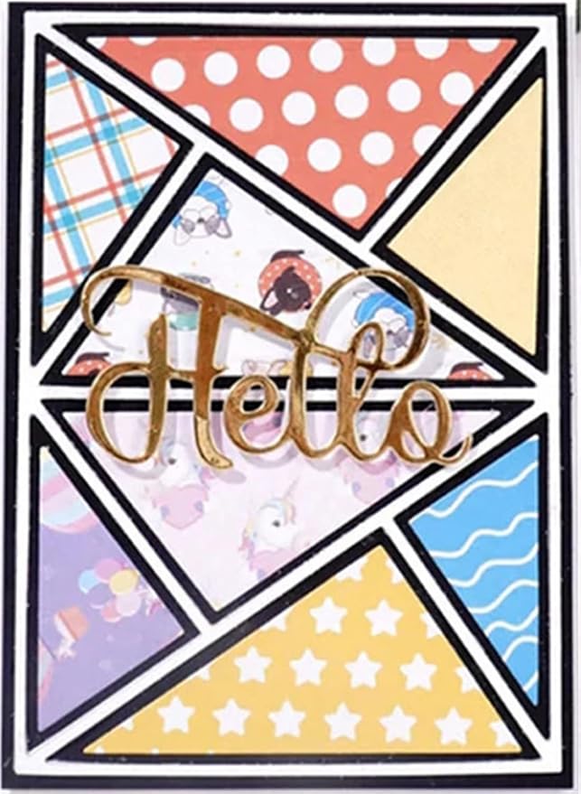 Mvchifay Cutting Dies for Card Making Metal Die-Cuts Scrapbooking Tool Hollow - Image 6