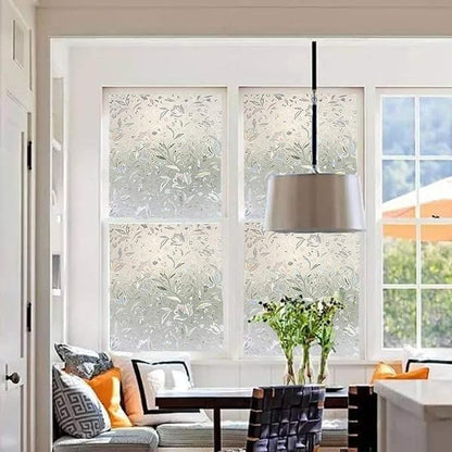 LEMON CLOUD Window Film, Decorative Window Privacy Film, 3D Stained Glass - Image 2