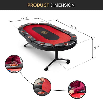 Triton Premium Poker Table for 10 Players - Image 3