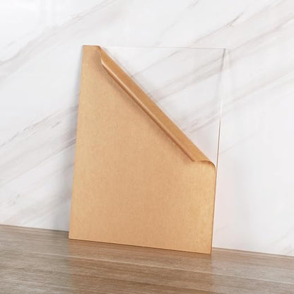 Pack of 10 Clear Acrylic Sheets 12" x 16" Cast Plexiglass Panel 1/8" Thick - Image 4
