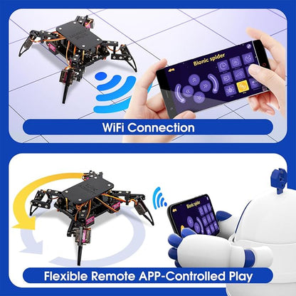 Science Kits Spider Robot Building Kit STEM Crawling Robot Gifts - Image 3