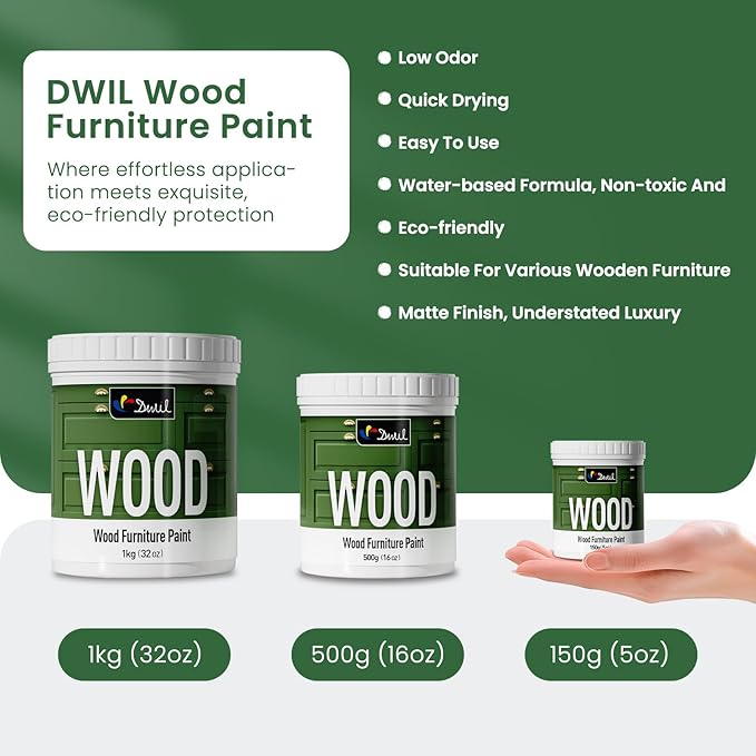 DWIL Matte Finish Furniture Paint - 5 Oz Wood Paint - Image 4
