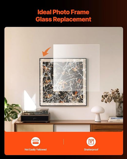 VEVOR PET/Plexiglass Sheets, 24 x 36 Inch 0.04 Inch Thick Transparent Clear - Image 6