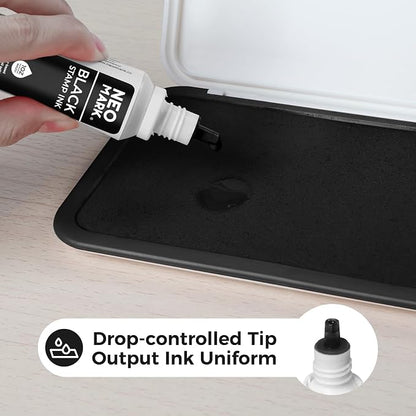 Premium Stamp Ink, Quick-Drying and AP-Certified Non-Toxic Refill Ink - Image 4