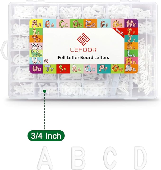 Letter Board Letters Only, 698 PRE-Cut Characters - Image 3