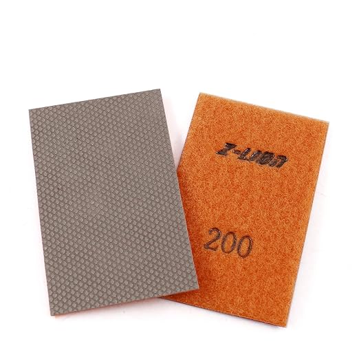 Z-Lion Diamond Abrasive Paper Sheets 200 Grit Diamond Sandpaper Nylon Back by Z-LION