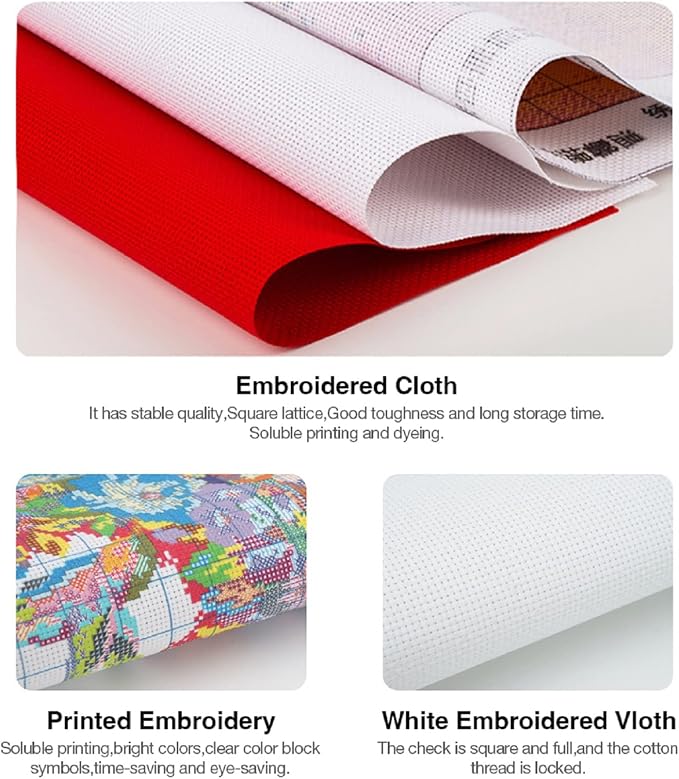Foxhool Beginners Cross Stitch Kits Stamped Full Range of Embroidery Kits - Image 6