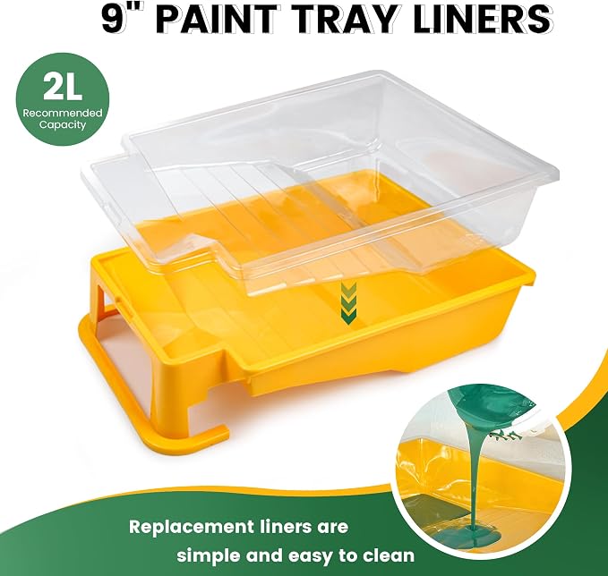 VOOMEY 9 Inch Foot-Operated Paint Tray，Paint Roller Frame - Image 3