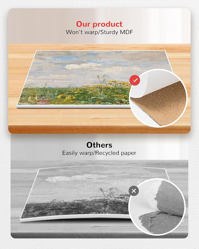 Canvas Boards for Painting 48 Pack, 8x10 Inch Painting Canvas Panels, 100% - Image 4