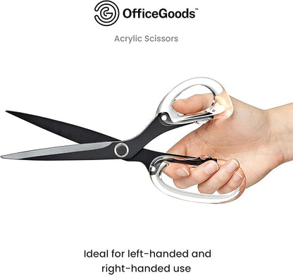 OfficeGoods 9” Stainless Steel Acrylic Scissors - Image 5