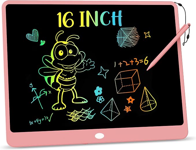 KOKODI LCD Writing Tablet, 16 Inch Colorful Toddler Doodle Board Drawing Tablet by WhereKidsLearnThroughPlay