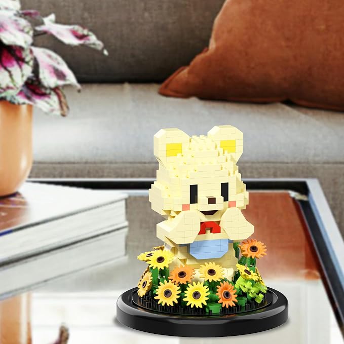 Artificial Flower Animal Toy Building Set - Image 5