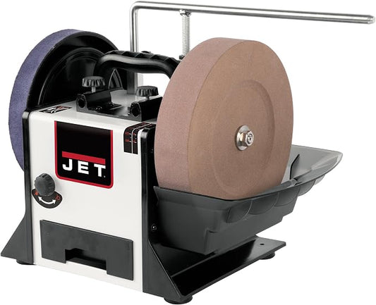 JET 10-Inch Variable-Speed Wet Sharpener, 150 RPM, 120V 1Ph by JET