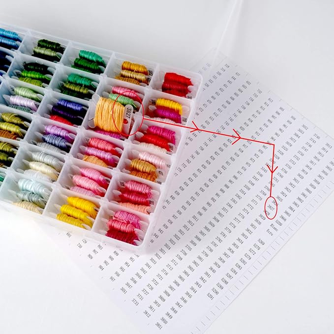 120 Pieces Plastic Floss Bobbins - Image 5