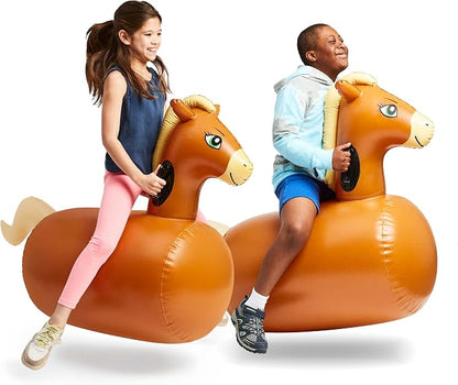 HearthSong Hop 'n Go Inflatable Bouncing Ride-On, Outdoor Play, Ages 5 and Up by Hearthsong%C2%AE