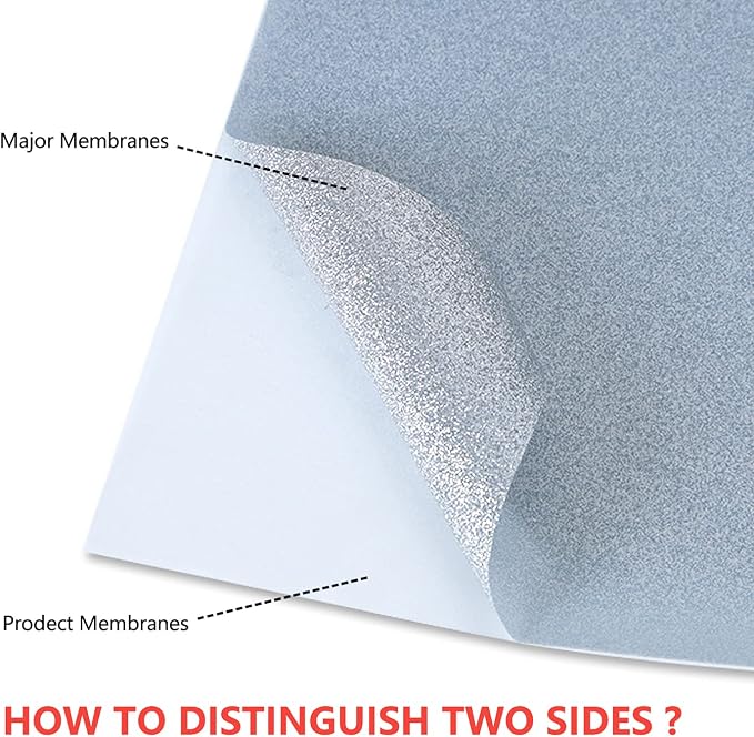 guangyintong Glitter Silver Heat Transfer Vinyl HTV Rolls - Image 4