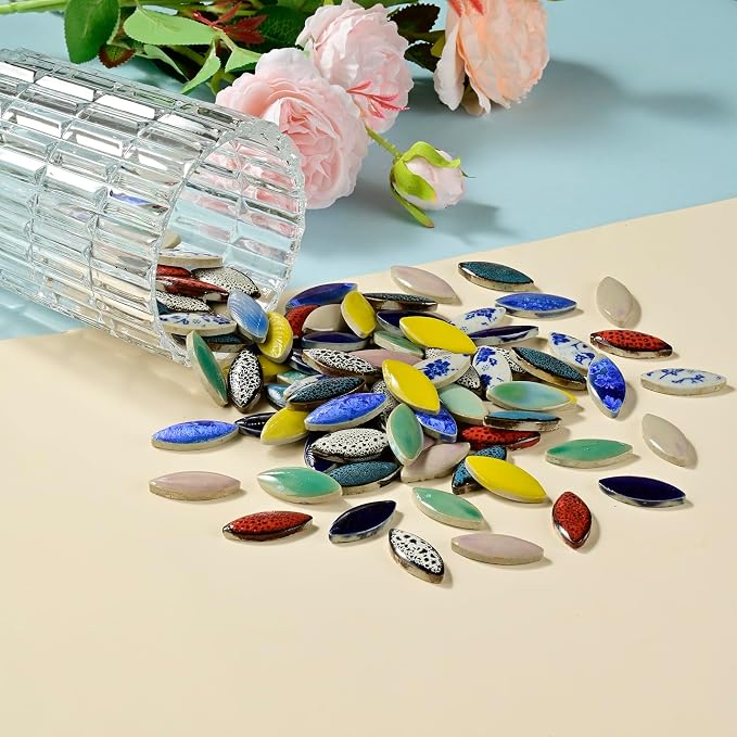 70 Pcs Petal Ceramics Mosaic Tiles - Image 3