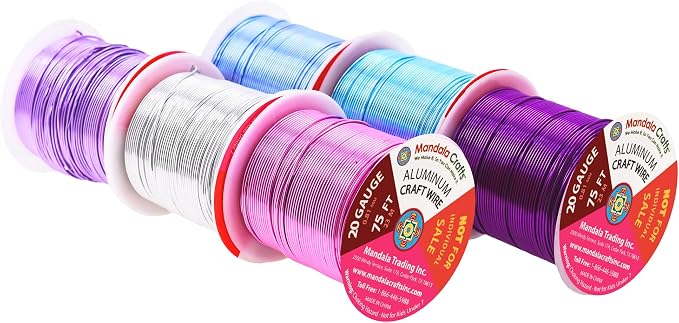 Mandala Crafts 20 Gauge Anodized Aluminum Craft Wire - Image 2