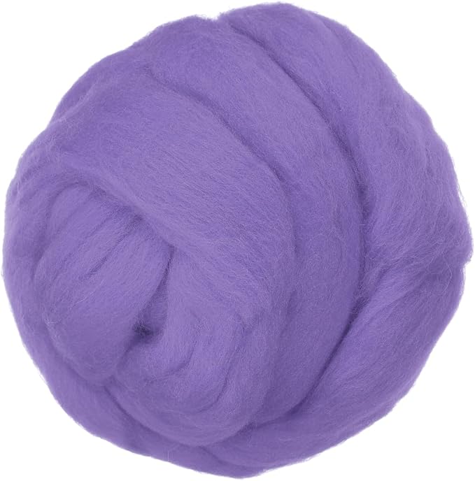 PATIKIL Wool Roving Yarn, 150G/5.3OZ Soft Felting Wool Pure Chunky Roving Yarn by PATIKIL