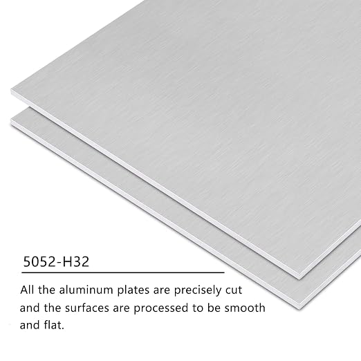 4Pack 5052 H32 Thin Aluminum Sheet Metal 6 x 12 x 0.012 Aluminum Plate Covered - Image 5