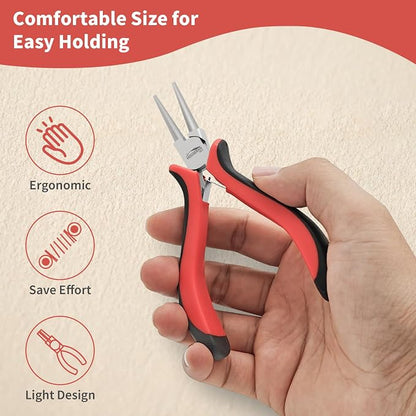 Round Nose Pliers for Jewelry Making, Wire Shaping, Jewelry Repair - Image 3